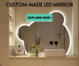 CUSTOM MADE LED MIRROR