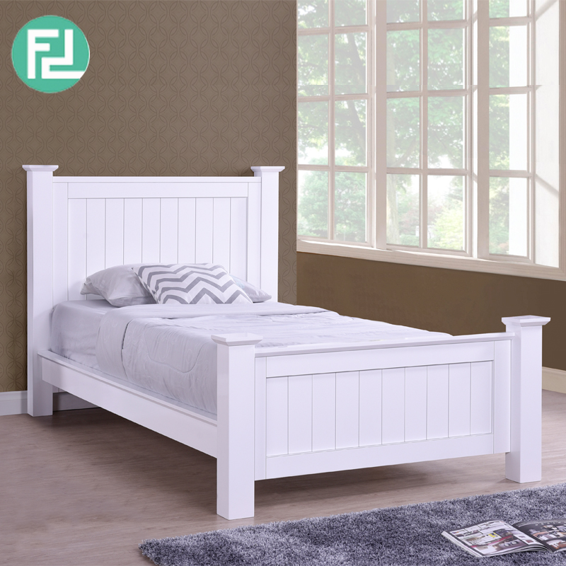 LERWICK solid wood painted super single size bedframe ...