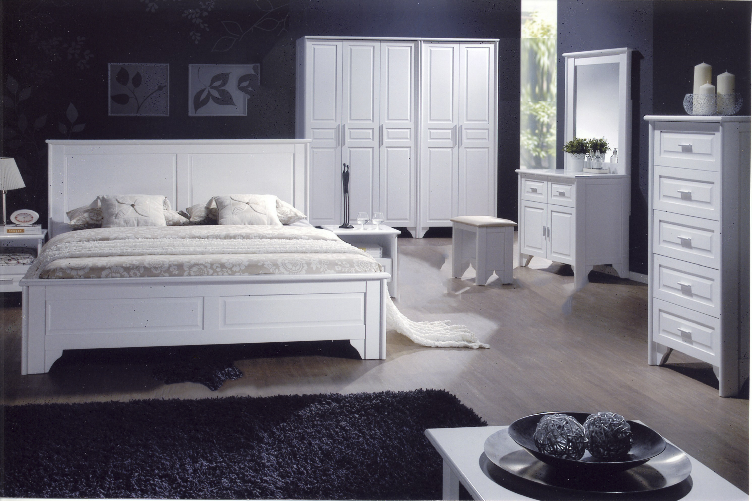 Virginia Queen Size Solid Wood Bedframe White Furnituredirect Com My