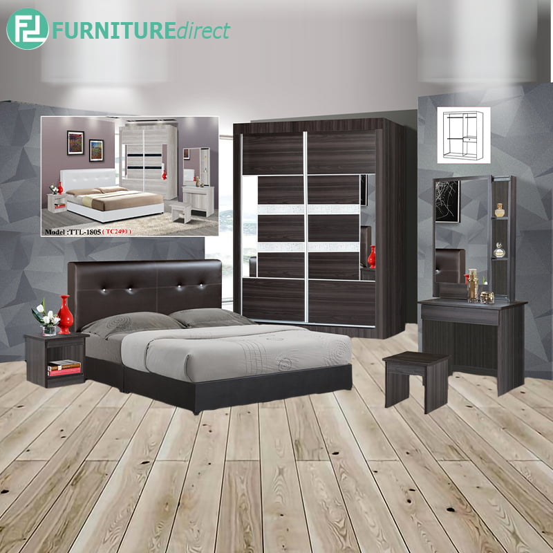 Kengate Piece Queen Size Bedroom Set Wenge