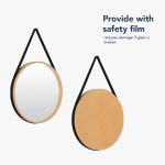 LAMAR 3 Pieces 120cm Dressing Table Set-Oak - Image 9