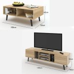 [Package] EDMOND 6 Feet 2 In 1 Living Set-Sonoma Oak - Image 3