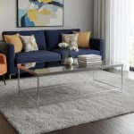 CAMEO 120cm Mirror Top Coffee Table-Silver