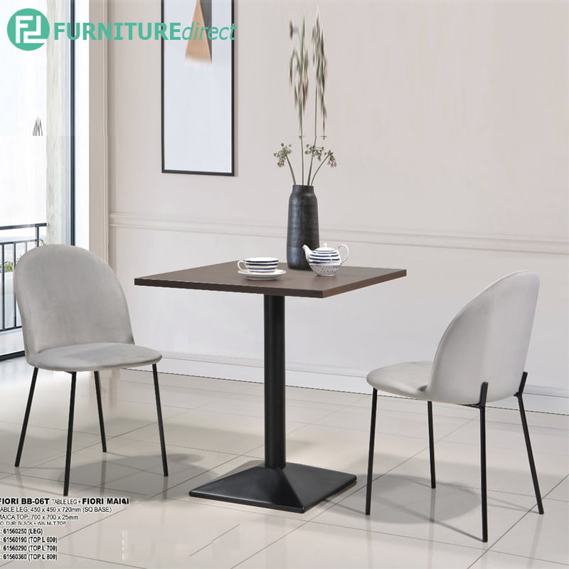 Bb06 Melamine Table Top Cafe Dining Set, Dining Table And Chairs Made In Malaysia