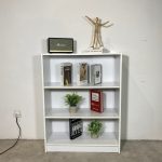 BILLY 3 Tier Bookcase-White - Image 4