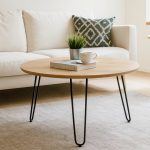 STYLO D80cm Round Coffee Table-2 Colors