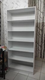 BILLY 6 Tier Bookcase-White - Image 9