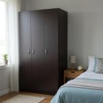 ALISHA 3 Door Wardrobe-Wenge - Image 3