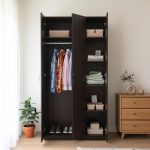 ALISHA 3 Door Wardrobe-Wenge - Image 4
