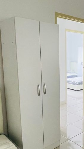 ESCOT 2 Door wardrobe-White photo review