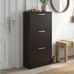 PHILIP 3 Flip Door Shoe Cabinet-Wenge