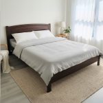 THOMAS Queen Size Wooden Bed Frame-Walnut