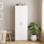 ESCOT 6 Feet Tall Shoe Cabinet With Adjustable Shelves