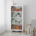 NALIS 4 Tier Book shelf-White