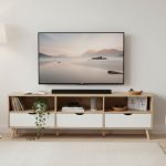 ORICIA 180cm TV Cabinet-Oak+White