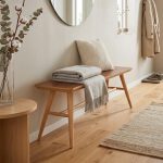 MARRIM 120cm Wooden Bench Chair-Natural - Image 2