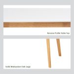 AIMON 1150cm Boat Shaped Dining Table-2 Colors - Image 6