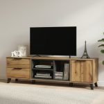 FLEXI 160cm TV Cabinet-Wotan Oak - Image 2