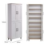 HEMNES 4 Door Shoe Cabinet - Image 5