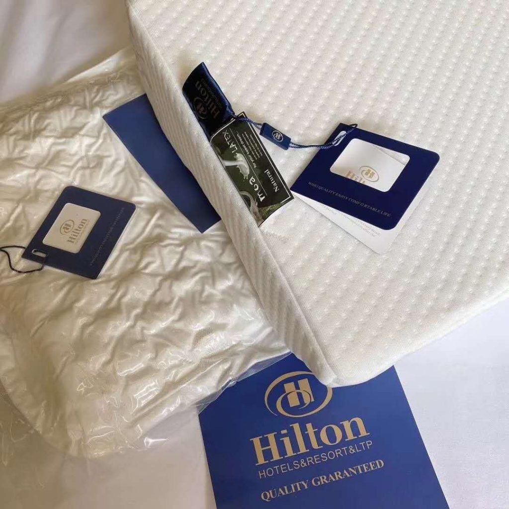 HILTON 35x55cm Contour Memory Foam Pillow FurnitureDirect my