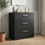 MEMPHIS 3 Drawer Chest-Black