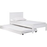 BRANDI Single Size Pull Out Bed Frame-White - Image 5