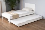 BRANDI Single Size Pull Out Bed Frame-White - Image 2