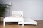 BRANDI Single Size Pull Out Bed Frame-White - Image 6