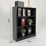 [CLEARANCE] BILLY 3 Tier Bookcase-Wenge - Image 7