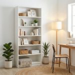 BILLY 6 Tier Bookcase-White - Image 2