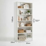 BILLY 6 Tier Bookcase-White - Image 12