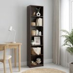 BILLY Narrow 6 Tier Bookcase-Wenge