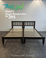 HADLEY Solid Wood Single Size Bed Frame - Image 6