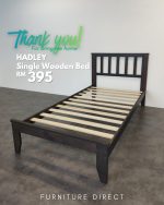 HADLEY Solid Wood Single Size Bed Frame - Image 7