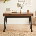 MALTON 120cm 2 Drawer Study Desk-Cocoa - Image 2