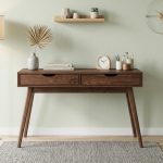 LAMAR 120cm Full Solid Study Desk-Cocoa