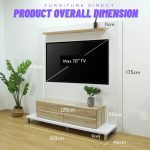 ARNOLD 160cm TV Wall System-White - Image 12