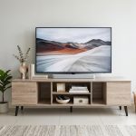 EDMOND 6 Feet TV Cabinet-Oak