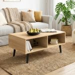 EDMOND 120cm Coffee Table-Oak