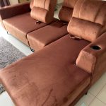 CUSTOM MADE-CARRIE 4 Seater L Shaped Sofa With Adjustable Back Rest photo review