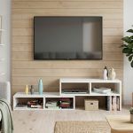 FLEXIA Extendable TV Cabinet-White