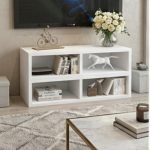 FLEXIA Extendable TV Cabinet-White - Image 4