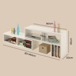 FLEXIA Extendable TV Cabinet-White - Image 8