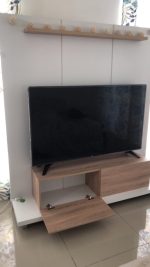 ARNOLD 160cm TV Wall System-White - Image 11