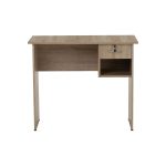 ECO 90CM Writing Desk With Key Lock-Sonoma Oak - Image 5