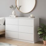 AISHA 6 Drawer Chest-White