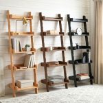 ALASKA Solid Wood Ladder Book Shelf-3 Colors