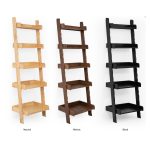 ALASKA Solid Wood Ladder Book Shelf-3 Colors - Image 4