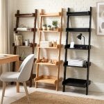 ALASKA Solid Wood Ladder Book Shelf-3 Colors - Image 2