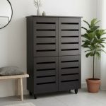 BONTON 4 Door Shoe Cabinet-Wenge